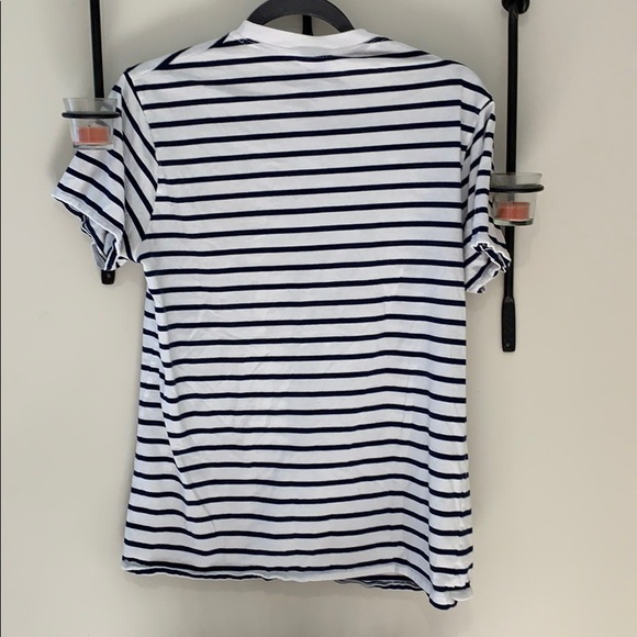 Italia | Sorento Navy and White Tee EUC - Picture 4 of 6